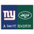 New York Giants - New York Jets House Divided Mat