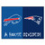 New England Patriots - Buffalo Bills House Divided Mat