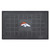 Denver Broncos Medallion Door Mat