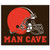 Cleveland Browns Man Cave Tailgater Mat - Helmet