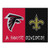 Atlanta Falcons - New Orleans Saints House Divided Rug