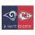 LA Rams - Kansas City Chiefs House Divided Rug