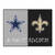 Dallas Cowboys - New Orleans Saints House Divided Rug