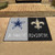 Dallas Cowboys - New Orleans Saints House Divided Rug