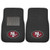 San Francisco 49ers 2-piece Embroidered Car Mat Set