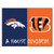 Denver Broncos - Cincinnati Bengals House Divided Rug