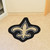 New Orleans Saints Mascot Mat - Fluer-De-Lis Logo