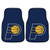 Indiana Pacers 2-pc Carpeted Car Mat Set