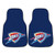 Oklahoma City Thunder 2-pc Carpeted Car Mat Set