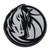 Dallas Mavericks Chrome Metal Emblem