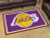 LA Lakers 4'x6' Ultra Plush Area Rug