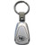 Kansas City Chiefs NFL Football Laser Etched Chrome Key Chain Ring
