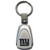 New York Giants NFL Football Laser Etched Chrome Key Chain Ring