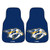 Nashville Predators 2-piece Carpet Car Mat Set - Blue