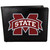 Mississippi St. Bulldogs Bi-fold Wallet Large Logo