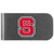 N. Carolina St. Wolfpack Logo Bottle Opener Money Clip