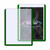 3 x 4 Topload Card Holder - Green Border