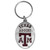 Texas A&M Aggies Carved Metal Key Chain