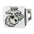 Marines Metal Hitch Cover Chrome