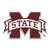Mississippi State Bulldogs Color Metal Emblem