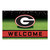 Georgia Bulldogs Crumb Rubber Door Mat Welcome