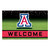 Arizona Wildcats Crumb Rubber Door Mat Welcome