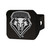 New Mexico Lobos Black Hitch Cover Chrome