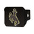 Wyoming Cowboys Color Hitch Cover Black