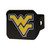 West Virginia Mountaineers Black Hitch Cover Color