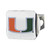 Miami Hurricanes Chrome Hitch Cover - Color