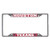 Houston Texans License Plate Frame Chrome Metal