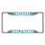 Miami Dolphins License Plate Frame Chrome Metal