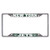 New York Jets License Plate Frame Chrome Metal