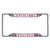 Washington Redskins License Plate Frame Chrome Metal