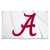 Alabama Crimson Tide NCAA White Logo Flag