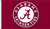 Alabama Crimson Tide NCAA Circle Logo Flag