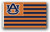 Auburn Tigers NCAA American Stripes Flag