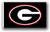 Georgia Bulldogs NCAA Black Logo Flag
