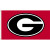 Georgia Bulldogs NCAA Red Logo Flag