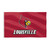 Louisville Cardinals NCAA Red Applique Embroidered Double Sided Flag