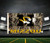 University Of Missouri Tigers NCAA Realtree Camo Flag - Displayed on a football stadium background.