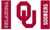 Oklahoma Sooners NCAA Wordmark Flag