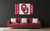 Oklahoma Sooners NCAA 3' x 5' Logo Flag - Indoors hanging above a Couch