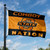 Oklahoma State Cowboys NCAA 3' x 5' Black & Orange Nation Flag – Durable Logo Banner - Displayed outdoors flying from a flag pole.