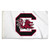 South Carolina Gamecocks NCAA White Logo Flag