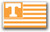 Tennessee Volunteers NCAA American Stripes Flag