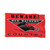 Texas Tech University Collegiate 3' x 5' Flag - Beware Red Raiders Country - Red and Black Mascot Logo Flag