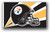 Pittsburgh Steelers 3 Ft X 5 Ft Flag Helmet