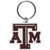 Texas A&M Aggies NCAA Rubber Logo Keychain