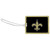 New Orleans Saints Vinyl Luggage Bag Tag